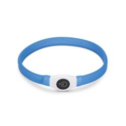 USB Halsband Glowy Blauw