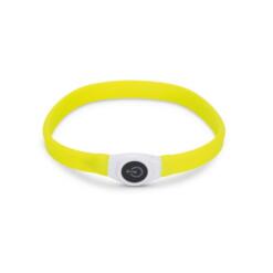 USB Halsband Glowy Geel