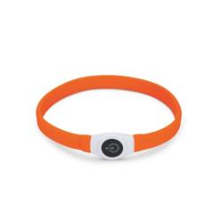 USB Halsband Glowy Oranje