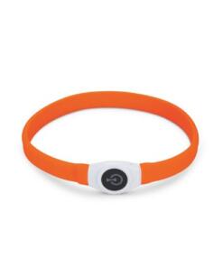 USB Halsband Glowy Oranje