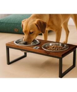 Dinnerset Hout + Metalen Frame