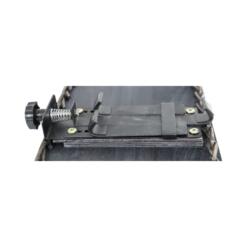 Fietsmand Riet Achterop + Rek Grijs