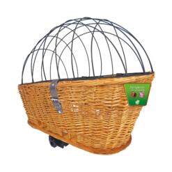 Fietsmand Riet Achterop + Rek Naturel