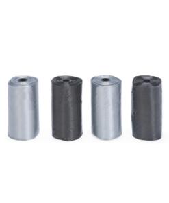 Poepzakjes Zwart/Grijs 4x20st