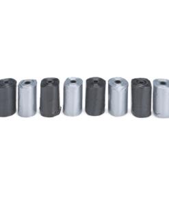 Poepzakjes Zwart/Grijs 8x20st