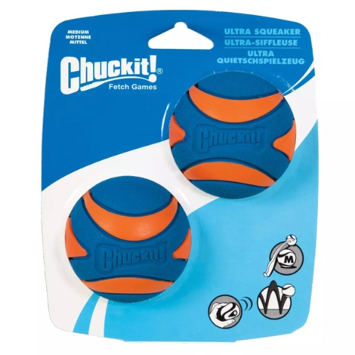 Chuckit! Ultra Squeaker Ball 4 Chuckit! Ultra Squeaker Ball S 2-pack