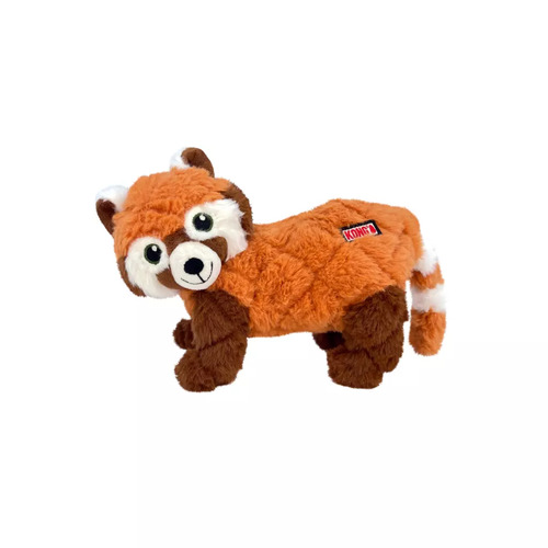 KONG Scampers Pluchen Hondenspeelgoed met Pieptoon 4 KONG Scampers Rode Panda pluchen hondenspeelgoed