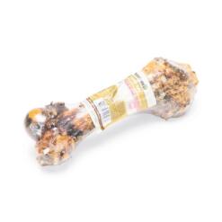 Beeztees Gedroogd Varkensbot 20 cm in folieverpakking – individueel verpakt gedroogd varkensbot voor honden