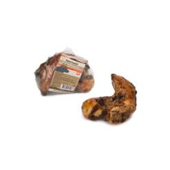 Beeztees gedroogde runderknook 12 cm – verpakking en los product