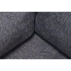 Detailopname naden en stiksel van de Beeztees Mua hondenmand in grijs
