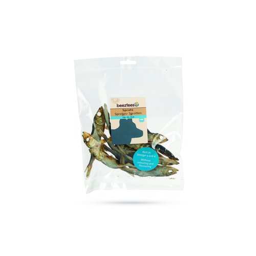 Sprotjes Hondensnack 6 Verpakking Beeztees Sprotjes hondensnack 75 gram