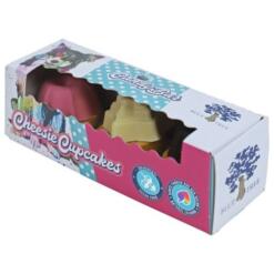 Verpakking Blue Tree Cheesie Cupcakes met kaassmaak, suikervrij en natuurlijke kleuren