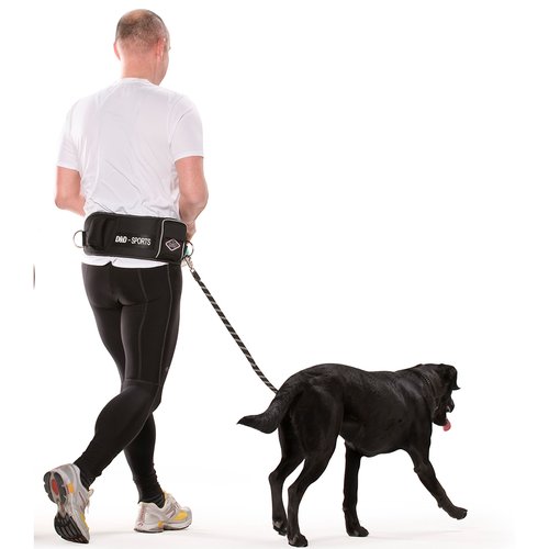 D&D Active Walker Joggingset Hond 7 D&D Active Walker joggingset – witte sportgordel met zakjes voor kleine honden