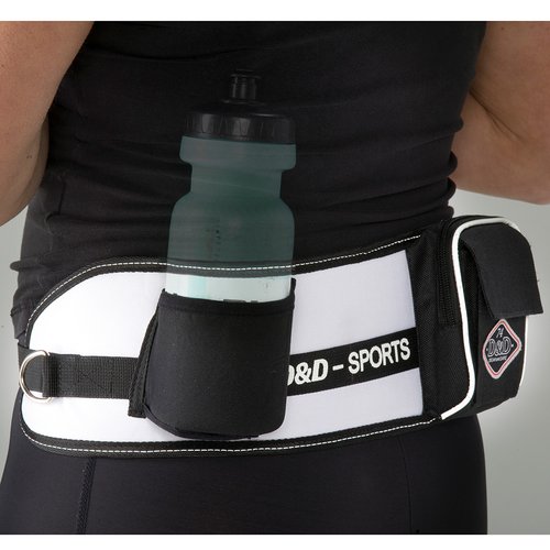 D&D Active Walker Joggingset Hond 3 D&D Active Walker joggingset – detail van de sportgordel met zakjes voor grote honden