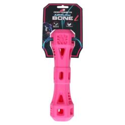 Dog Comets Airflow Bone maat L roze – duurzaam hondenspeelgoed met airflow design