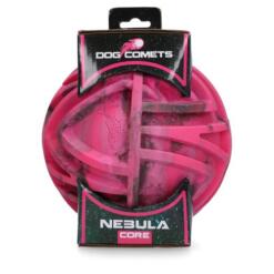 Dog Comets Nebula Core hondenspeelbal reliëfstructuur detail roze