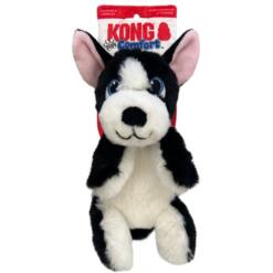 KONG Comfort Pups Boss – zacht pluche hondenspeelgoed met pieper