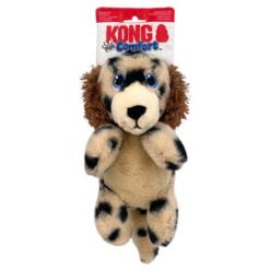 KONG Comfort Pups Spot – pluche hondenspeelgoed met geïntegreerde pieper