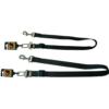 Nylon autogordel hond zwart, beide varianten 20 mm en 25 mm