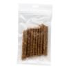 Softsticks eend hondensnack graanvrij, hersluitbare verpakking 100g met goudbruine vleessticks