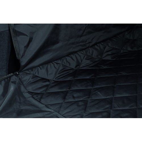 Kofferbak Beschermdeken Hond met Bumperbescherming 15 Close-up gewatteerd polyester stof kofferbak beschermdeken met rits en klittenband