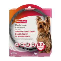 Beaphar Medicinale Halsband Hond & Kat | tot 8 maanden 17 Beaphar Medicinale halsband voor honden tot 8 kg in verpakking met hond
