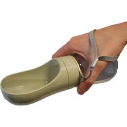 Travel Drinkfles 450ml. product overview, compact design met draagkoord