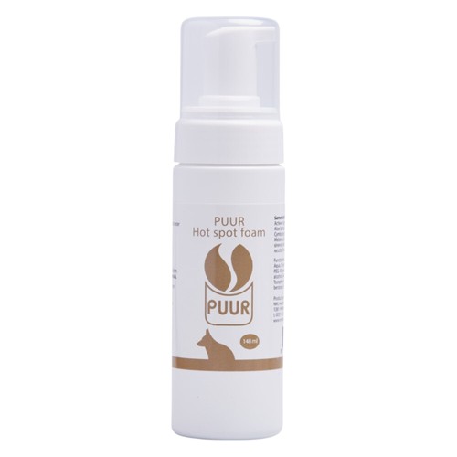 PUUR Hot Spot Foam 2 Flacon PUUR Hot Spot Foam 148 ml met pompdispenser voor hotspots bij honden
