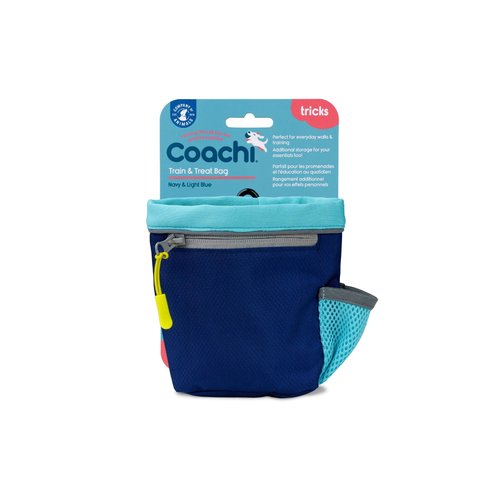 Coachi Trainingstas - Professioneel gereedschap voor hondentraining 2 coachi-trainingstas-marineblauw-lichtblauw-variant.jpg Coachi trainingstas variant marineblauw lichtblauw met verpakking reflecterende details hondentraining