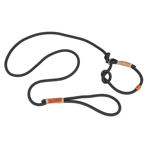 TRIXIE BE NORDIC Retrieverlijn | Touw 3 TRIXIE retrieverlijn van rond geweven touw met verstelknoop, metalen ring en leren label
