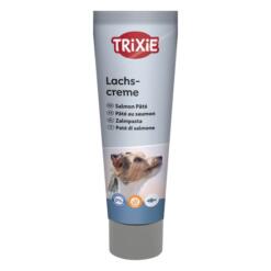 Tube Trixie Zalmpasta voor honden van 110 gram met 35 procent zalm