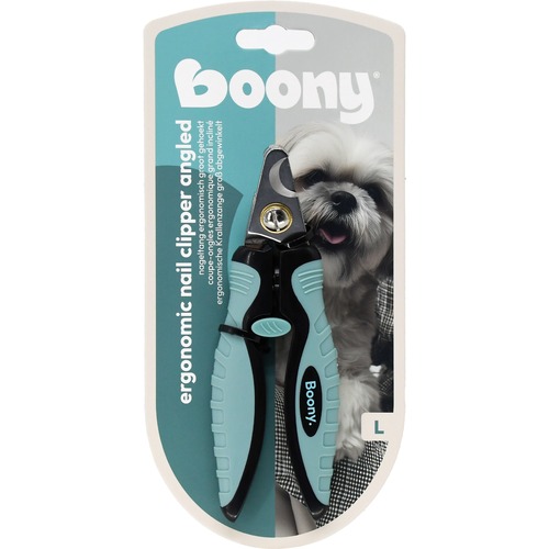 Boony Nageltang Hond Ergonomisch gehoekt L 3 Boony ergonomische nageltang voor grote honden, maat L, in verpakking