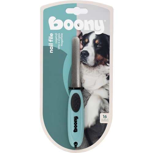 Nagelvijl Hond met Hol blad | Boony 16 cm 3 Boony nagelvijl voor honden met hol blad en ergonomisch handvat, 16 cm