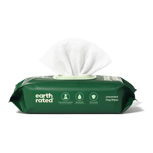 Earth Rated Hondendoekjes Geurloos, 100 stuks 3 Verpakking Earth Rated hondendoekjes geurloos met doekje uit de opening