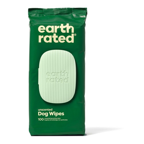 Earth Rated Hondendoekjes Geurloos, 100 stuks 6 Vooraanzicht verpakking Earth Rated hondendoekjes geurloos, 100 stuks