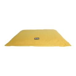 Hondenkussen Boony Sleepwell 100x70 cm, Wasbaar 65 Boony Sleepwell hondenkussen in geel, vooraanzicht