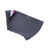 HuppuPomppa hondennekwarmer in antraciet, productfoto op witte achtergrond