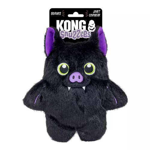 Halloween hondenspeelgoed: KONG Snuzzles Bat & Bear 8 KONG Halloween Snuzzles Bat aan het originele kaartje met pieper vermelding