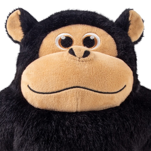 KONG Snuzzles XL Gorilla Pluche speeltje voor grote honden 7 Gedetailleerde weergave van KONG Snuzzles gorilla gezicht en speelkwaliteit