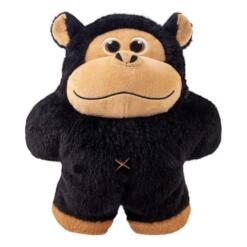 KONG Snuzzles XL Gorilla achteraanzicht, full-body pieper en vullingstructuur