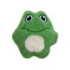KONG Snuzzles Mini Frog XS | Hondenknuffel met Pieper 1 KONG Snuzzles Mini Frog hondenknuffel, groene kikker met wit buikje