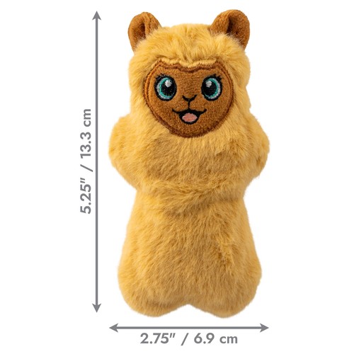 KONG Snuzzles Mini Llama Hondenknuffel XS 7 Afmetingen van de KONG Snuzzles Mini Llama: 13,3 x 6,9 cm