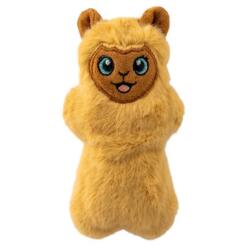 KONG Snuzzles Mini Llama hondenknuffel, pluche speeltje met piep voor kleine honden
