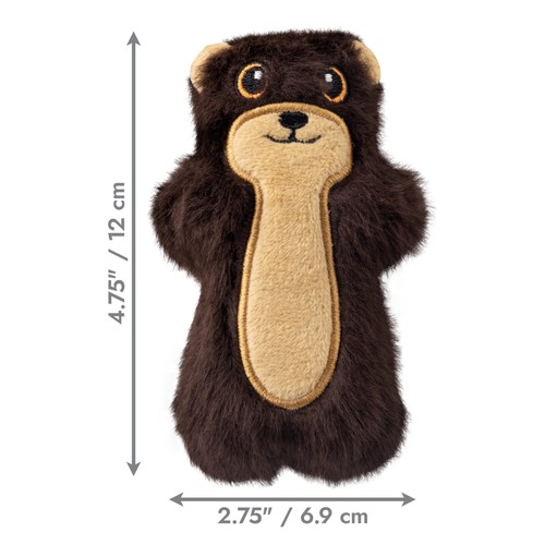 Hondenknuffel KONG Snuzzles Otter met Pieper 8 Afmetingen van de KONG Snuzzles Mini Otter, 12 x 6,9 cm