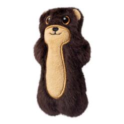 Hondenknuffel KONG Snuzzles Otter met Pieper 11 Schuin vooraanzicht van de zachte pluche otterknuffel voor honden