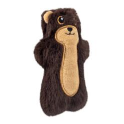 Hondenknuffel KONG Snuzzles Otter met Pieper 12 Zijaanzicht van de KONG Snuzzles Otter, hondenknuffel met full-body pieper