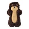 Hondenknuffel KONG Snuzzles Otter met Pieper 1 KONG Snuzzles Otter hondenknuffel, vooraanzicht met geborduurd gezicht