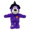 Halloween hondenspeeltje KONG Wild Knots heksenbeer M/L 2 Paarse KONG heksenbeer met gespreide armen en gekleurde lapjes