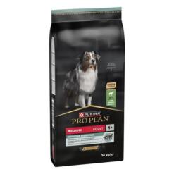 Verpakking Pro Plan Medium Adult Sensitive Digestion met lam, zak van 14 kg, zijaanzicht