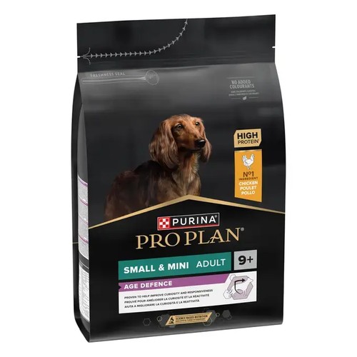 Senior Hondenvoer Pro Plan met Kip 3kg 3 Verpakking senior hondenvoer Pro Plan met kip als nummer 1 ingredient
